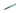 Tesoro Damasteel Button Lock 3½" — Mother-of-Pearl, Turquoise / Turquoise Cerakote — Blade Down
