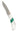 3" Lockback 110-Layer Stainless Damascus – Malachite with Mother of Pearl — open