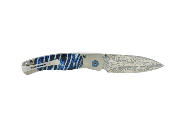 El Rey- Damasteel- Blue Wooly Mammoth Molar