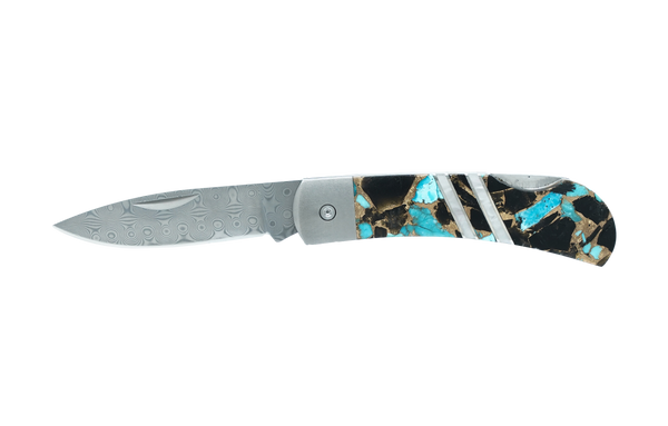 Titanium 3" Lock Back Gemstone Collection