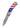Titanium Patriotic 3" Damascus Lockback Knife, open, blade down