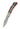 Titanium Damascus Collection Vein Turquoise 3" Lockback Knife, open, blade down