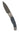 El Rey Feather Damascus Button Lock – Black Fossil Coral & Black Diamond Thumb Stud — open