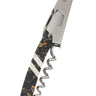 Gemstone Exotics Collection Waiter's Knife, Obsidian/Abalone/Bronze, closed