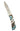 Gemstone Exotics Collection 3" Lockback Knife, Turquoise/Abalone/Obsidian, open