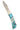 3" Lockback — Kingman Turquoise #4 — Open