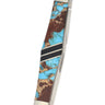 Two-Blade Tuxedo Knife – Turquoise, Lava Rock & Bronze with Jet — closed