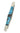 Two-Blade Tuxedo Knife – Bonita Blue Turquoise with Jet — closed