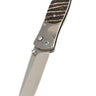 Tesoro VG-10 Button Lock – Natural Fossilized Mammoth Tooth — open, blade down