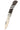 3" Lockback 440C Stainless Steel – Natural Fossilized Mammoth Tooth — open, blade down