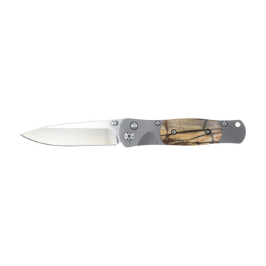 Tesoro Button Lock 3½" — Mammoth Tusk — Open