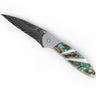 Polychrome Kingman Turquoise, Kershaw Leek, open
