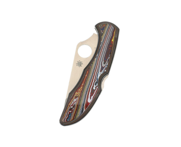 Spyderco Delica — Serrated Edge | Rare Corvette Fordite