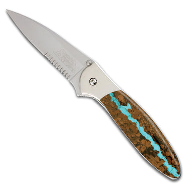 Kershaw Leek Vein Turquoise Collection, open