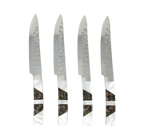 Jewelry Mother of Pearl Collection - Steak Knife Set of four
