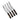 Hammer Damascus Steak Knife Set of Four (VG-10 Core) – Carmel Mammoth Tusk with Jet
