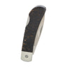 Fossilized Woolly Mammoth Bone Collection 3" Lockback, closed