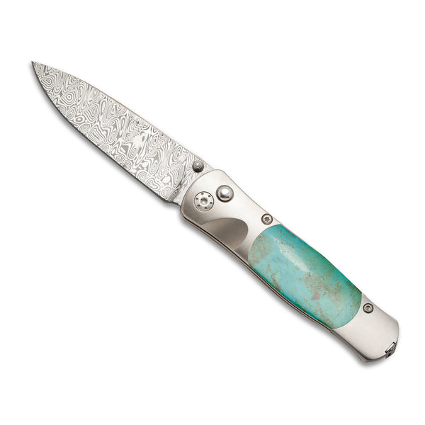 Tesoro Button Lock: Damasteel Jewelry Collection W/Pocket CLip
