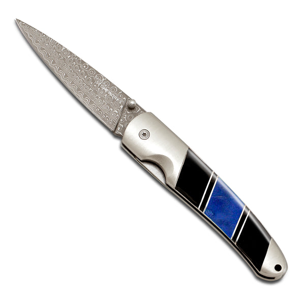 Damascus Collection Jewelry Series 4" Liner Lock Knife with Clip