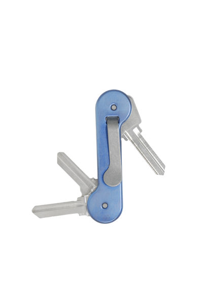 KeyBar- Mother Of Pearl with Blue Anodized Frame