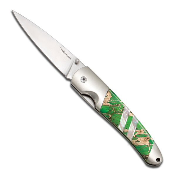 Gemstone Exotics Collection 4" Linerlock w/ pocket clip