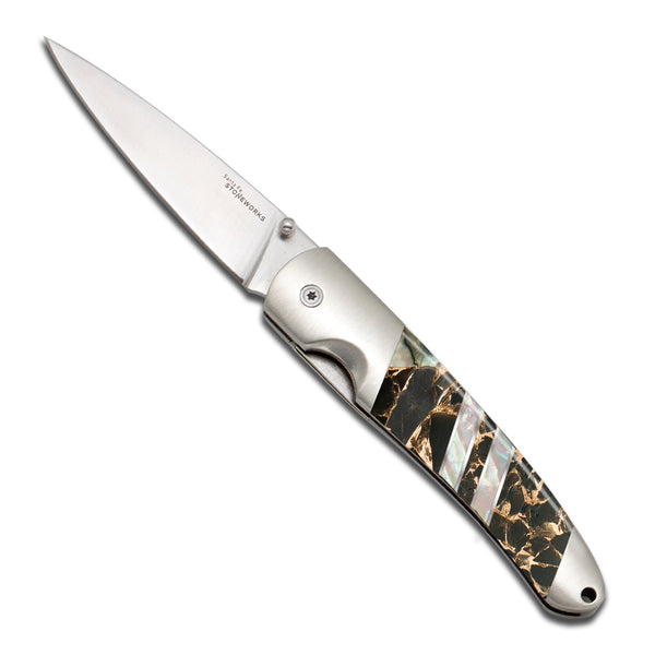 Gemstone Exotics Collection 4" Linerlock w/ pocket clip