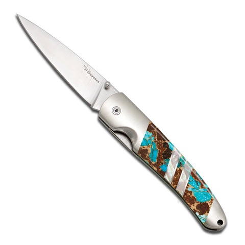 Gemstone Exotics Collection 4" Linerlock w/ pocket clip