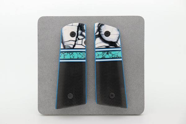 Segmented 1911 grip set full size