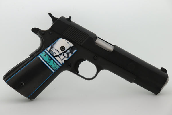 Segmented 1911 grip set full size