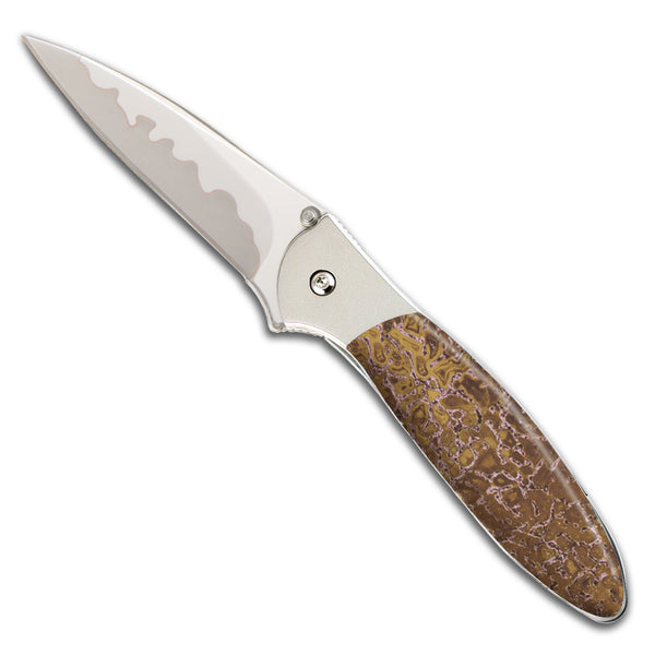 Kershaw Leek Fossilized Woolly Mammoth Bone Collection