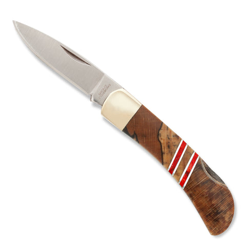 Spalted Beech 3" Lockback Knife