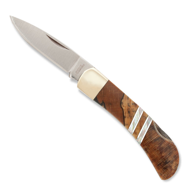 Spalted Beech 3" Lockback Knife