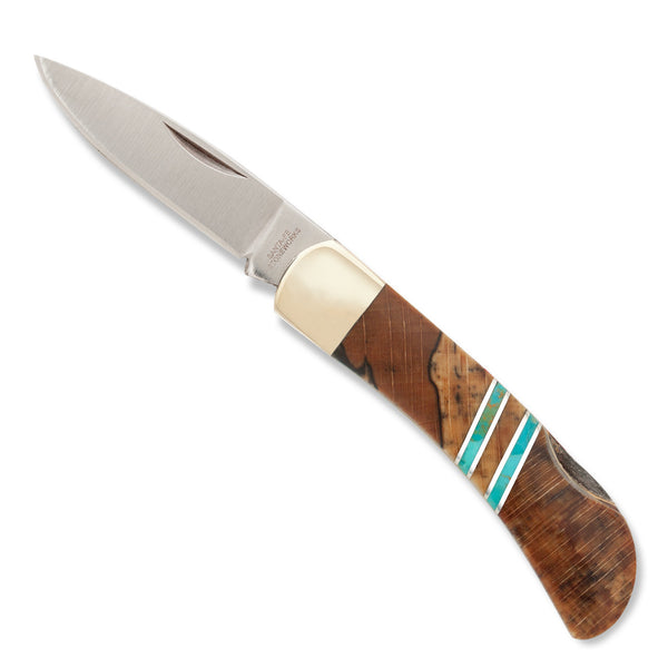 Spalted Beech 3" Lockback Knife